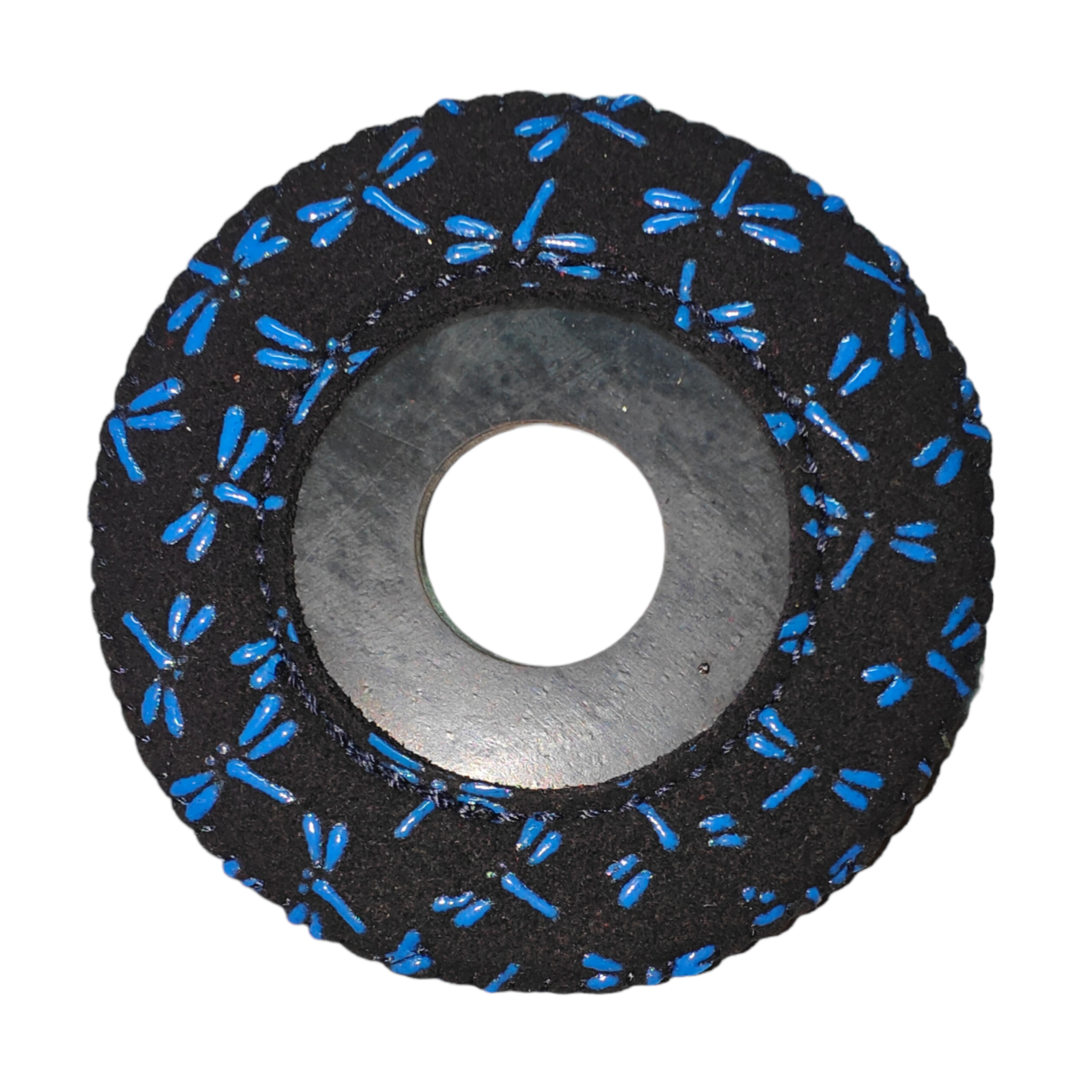 Hand Stitched Inden Style Tsuba Dome