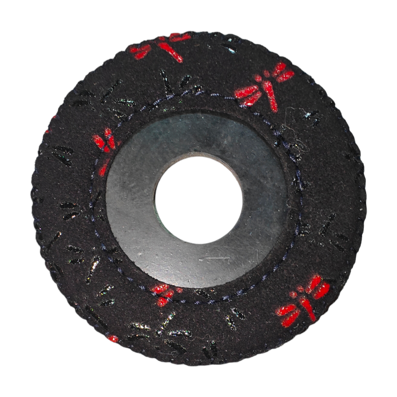 Hand Stitched Inden Style Tsuba Dome