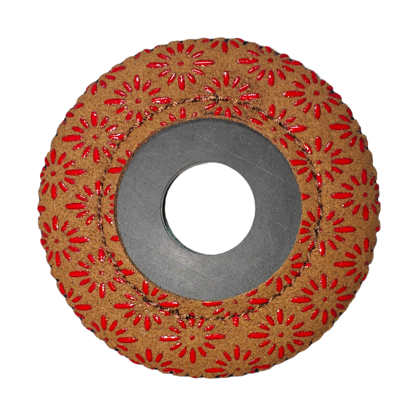 Hand Stitched Inden Style Tsuba Dome