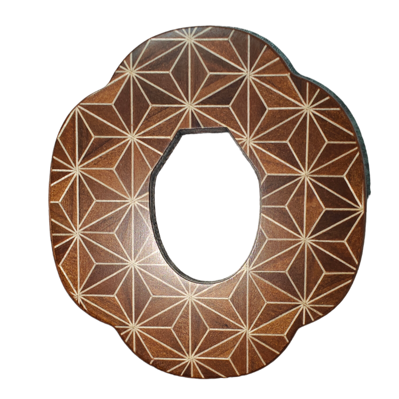 Yosegi (Parquet) Wooden Bokuto Tsuba
