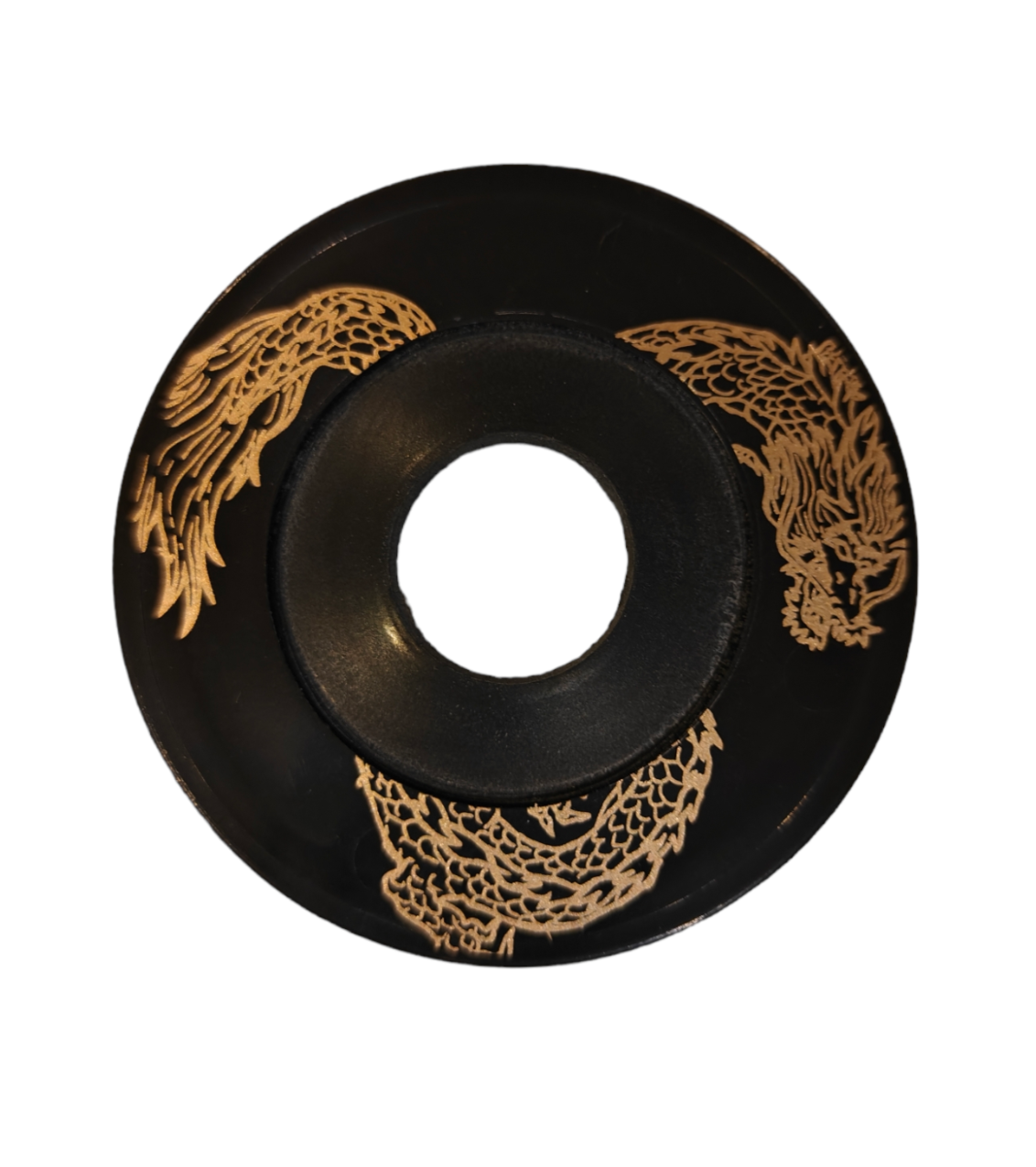 Designed Tsuba Dome - Dragon
