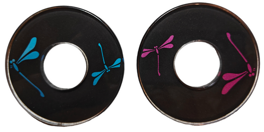 Designed Tsuba - Large Dragonfly