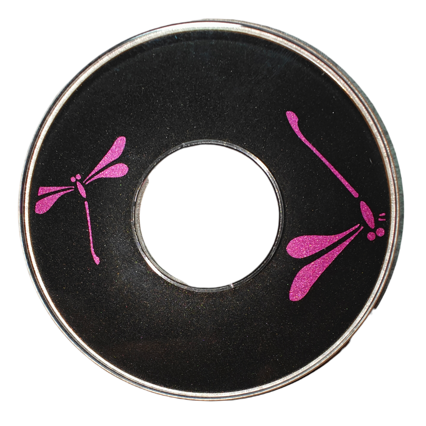 Designed Tsuba - Large Dragonfly