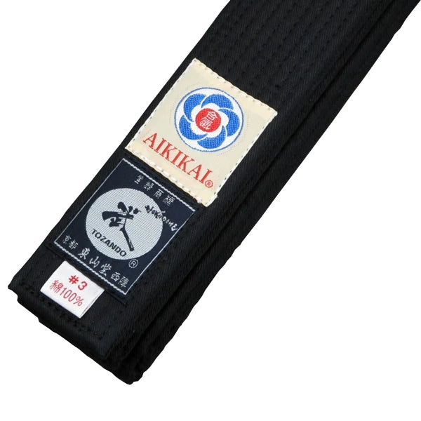 Aikido Black Obi - Made in Japan