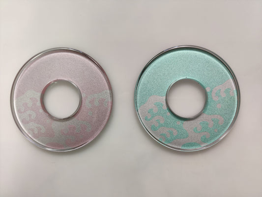 Designed Tsuba - Namigashira