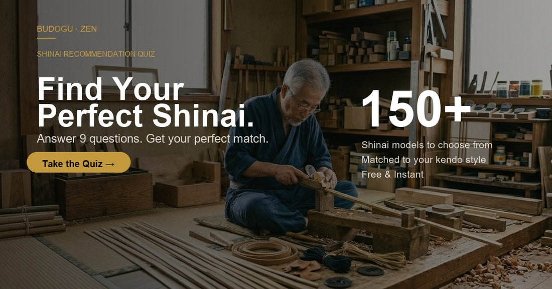 Find Your Perfect Shinai in Minutes — Take the Budogu-Zen Quiz