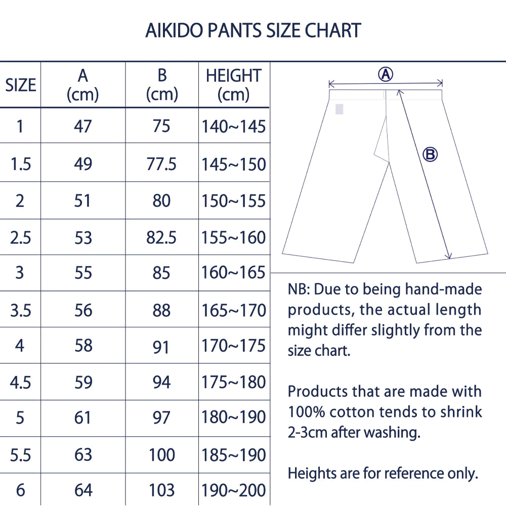 YOMOGI - Made in Japan Anti-Bacterial Aikido Pants
