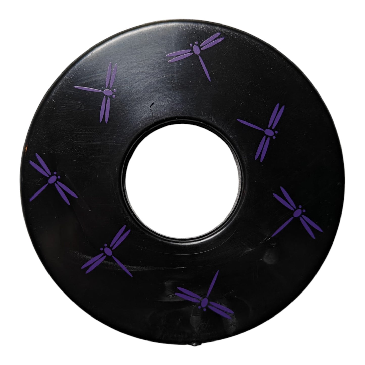 Black Tsuba - Dragonfly