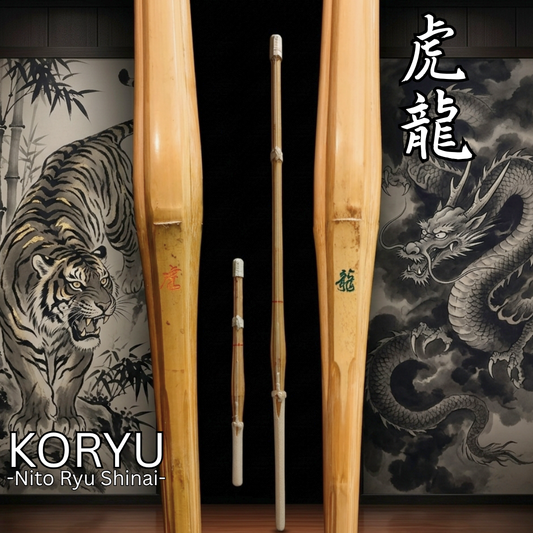 KORYU - Nito Ryu Oval Daito Shinai Set