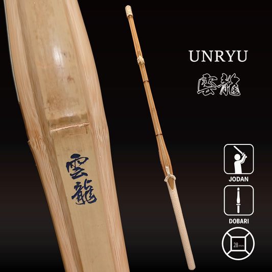 UNRYU - Dobari Fat Grip Long Tsuka Shinai for Jodan