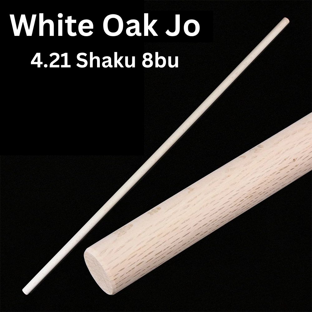 Shiro-Gashi (White Oak) Jo - 4.21 Shaku 8bu