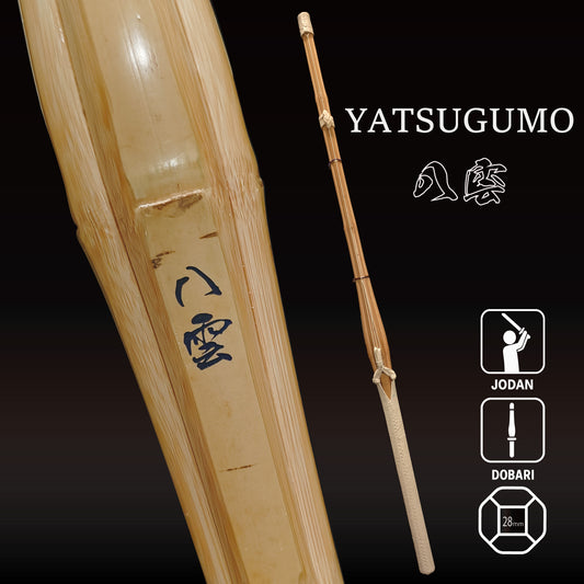 YATSUGUMO - Dobari Fat Octagon Grip Long Tsuka Shinai for Jodan